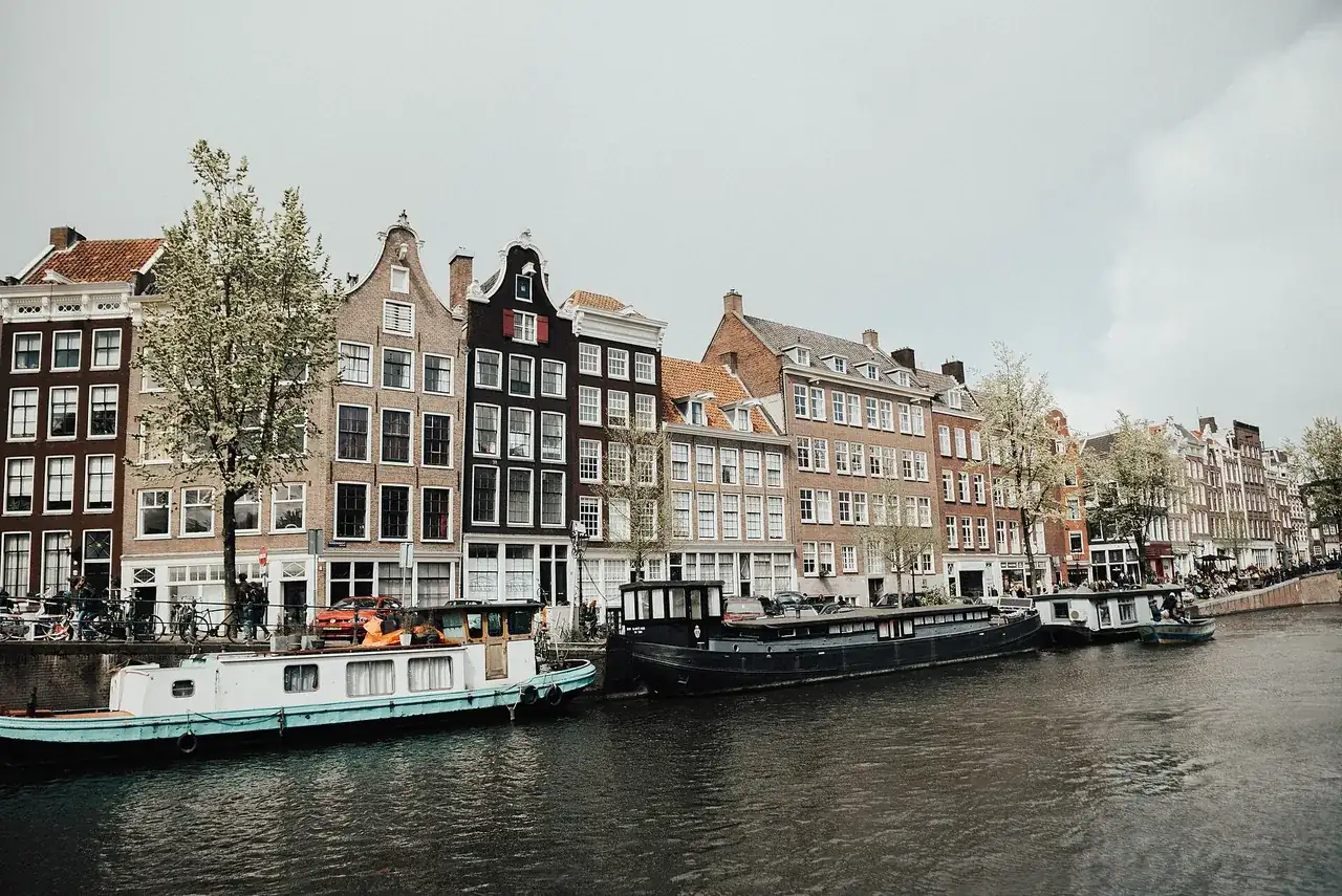 Canal houses, Amsterdam, the Netherlands