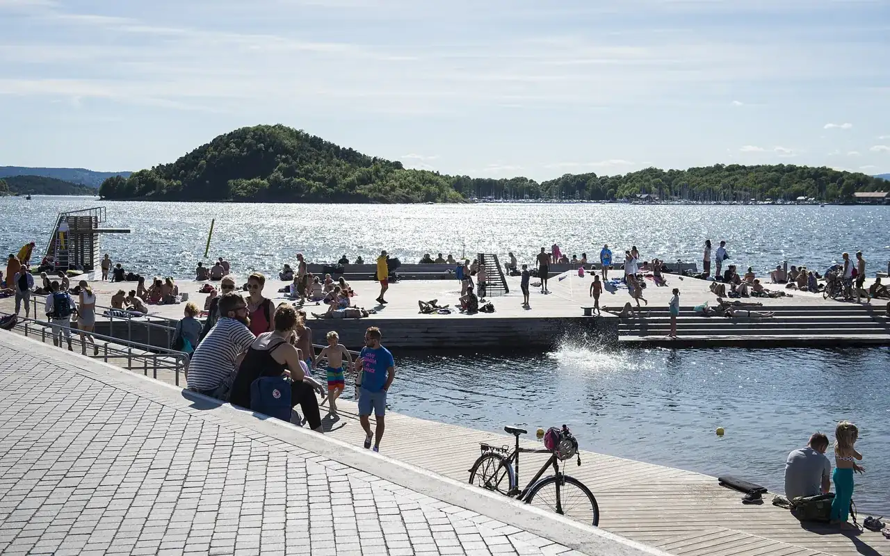 Sørenga harbour pool, Oslo